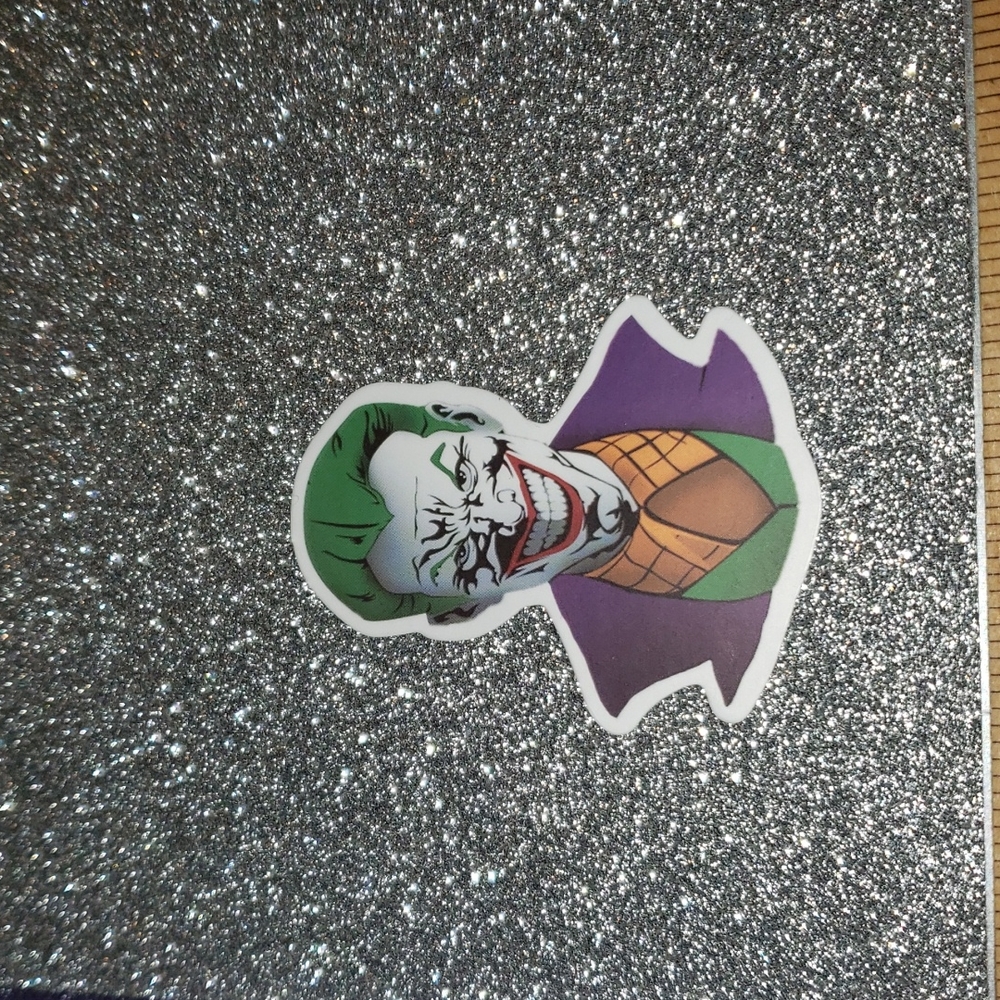 DC COMICS Batman Joker Waterproof Sticker Smile - Picture 3 of 9